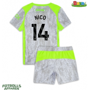 Manchester City Nico Gonzalez #14 Tredjeställ Barn 2025-26 Kortärmad (+ Korta byxor)